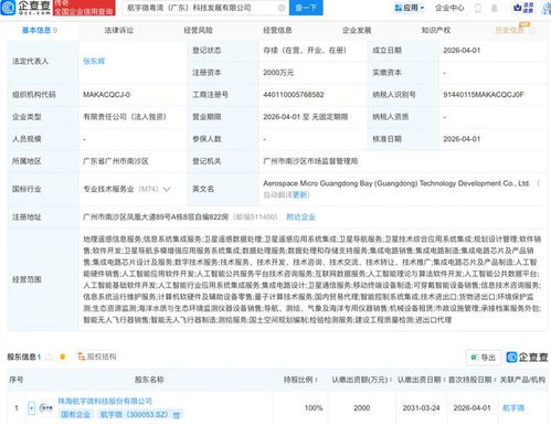 航宇微在廣東成立科技發(fā)展公司，布局AI與衛(wèi)星業(yè)務(wù)及信息系統(tǒng)集成服務(wù)